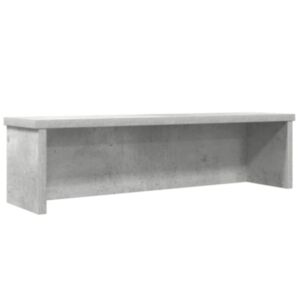 Pood24 virnastatav köögiriiul, betoonhall, 50x15x16 cm, tehispuit