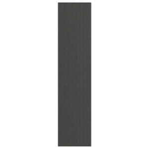 Pood24 uksematt, triibuline, must ja hall, 115 x 500 cm