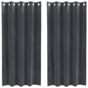 Pood24 Kardinaid kardinatega 2 pcs Helehall 140 x 175 cm Samet