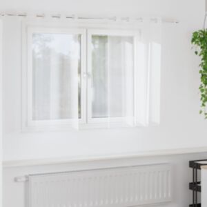 Pood24 Kardinaid kardinatega 2 pcs Valge 140x140cm Polüester