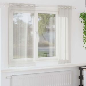 Pood24 Kardinaid kardinatega 2 pcs cream 140x175cm Polüester