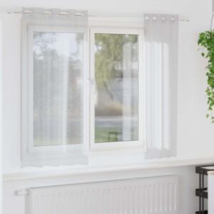 Pood24 Kardinaid kardinatega 2 pcs Helehall 140x175cm Polüester