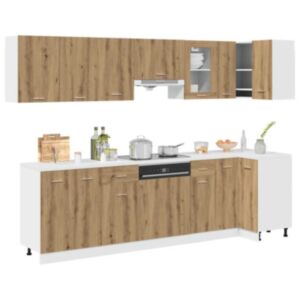 Pood24 11-osaline köögikapi komplekt, kunsttamm, tehispuit