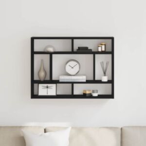 Pood24 seinariiul must tamm 75 x 16 x 55 cm töödeldud puit