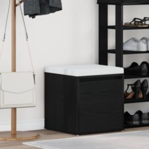 Pood24 Sahtlikapp sahtliga Must tamm 40.5 x 40 x 40 cm Tehispuit