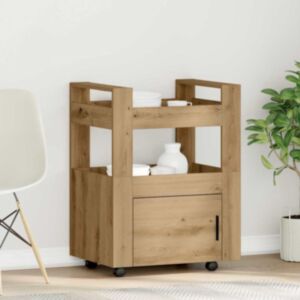 Pood24 Köögikäru käsitöötamm 60 x 45 x 80 cm Tehispuit