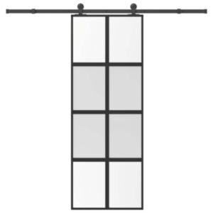 Pood24 lükanduks koos riistvara komplektiga 76x205 cm karastatud klaas