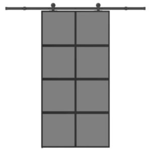 Pood24 lükanduks riistvara komplektiga 102,5x205cm karastatud klaasist