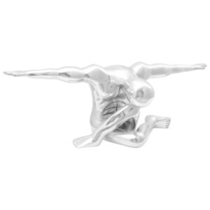 Pood24 Skulptuur Hõbedane 91,5 x 32 x 33 cm Alumiinium