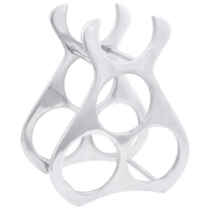 Pood24 Veepudeli Riiul Hõbedane 23 x 14 x 28 cm Alumiinium