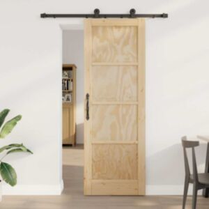 Pood24 Liugauk Manuaalne Naturaalne ja must 73.5 x 211 cm