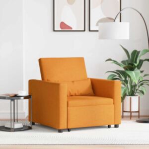 Pood24 Üksik diivanivoodi Tumekollane 90 x 165 x 87 cm kangas