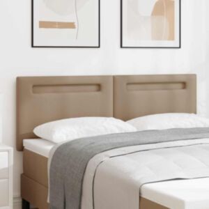 Pood24 Peats LED -ribatuledega peaga Cappuccino 144 cm PVC