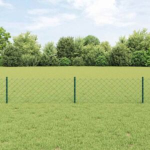 Pood24 Aialõhe koos 10 U posti Roheline 0.4x10 m Teras