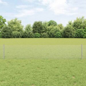 Pood24 Keermestatud Traadi Aed 11 U Postiga Hõbedane 0.4x25 m Teras