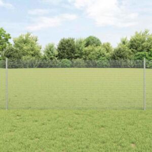 Pood24 keevitatud traialus 11 U postiga, Hõbedane 0.8x25 m