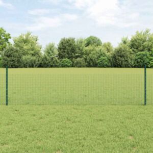 Pood24 Aia Aedade Komplekt 2 tk Roheline Pulbervärvitud Teras 10 x 0.5 m