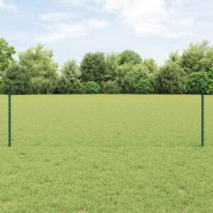 Pood24 aiapostide 11 tk U-kanal roheline 60 cm teras, Pood24 Kuusnurkne aiake roheline 0.5x10 m teras