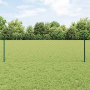 Pood24 Aia Postid 11 tk U-Channel Roheline 120 cm Teras, Pood24 Kuusnurga Aed Roheline 0,6x10 m Teras