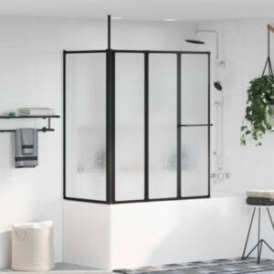 Pood24 Dušisein Muu Must 120 x 70 x 137 cm Alumiinium