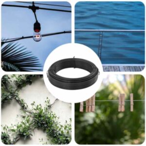 Pood24 Aedade sidumistraat Antratsiit 33 m PVC kaetud teras