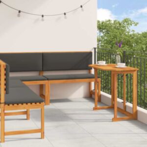 Pood24 Aia pinkide komplekt 4 pcs Pruun tugev akaatsiapuit