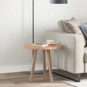 Pood24 Lauda peal Helepruun Ø 50 x 2.5 cm Tugev tammepuit