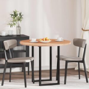 Pood24 Lauda peal Helepruun Ø 90 x 2.5 cm Tugev tammepuit