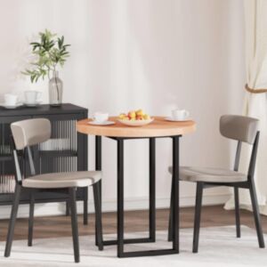 Pood24 Lauda peal Helepruun Ø 70 x 4 cm Tugev tammepuit