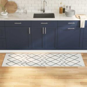 Pood24 Köögivaip Valge 180 x 60 cm Samet