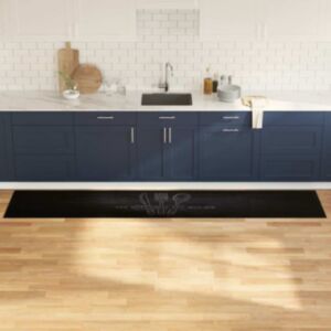 Pood24 Köögivaip Must 300 x 60 cm Samet