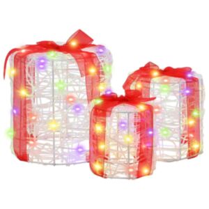 Pood24 Kingituse Karbi Dekoreerimine 3 pcs värviline 20 x 20 x 21 cm