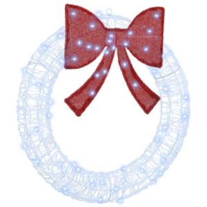 Pood24 Küünlapärg koos 60 LED-iga Külm valge 75 cm Akrüül