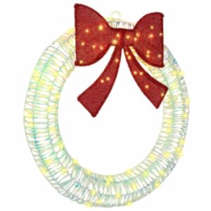 Pood24 Küünlapärg koos 80 LED-iga Soe valge 90 cm PET