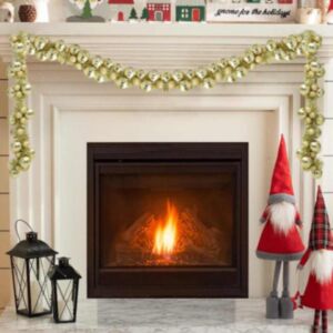 Pood24 Jõulupallide lipuvaks Kuldne 186 cm Polüstüreen