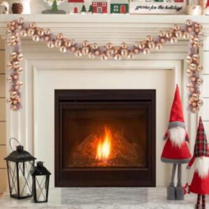 Pood24 Jõulupallide lipuvaks Roosa kuld 186 cm Polüstüreen