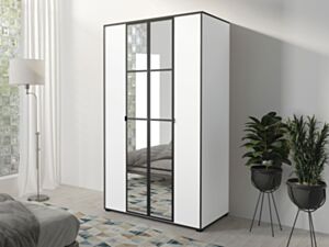 Riidekapp BIRELTO I 120 4D