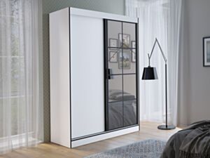 Riidekapp BIRELTO II 150 2D