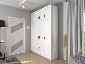 Riidekapp MELEN 4D lisariiulitega
