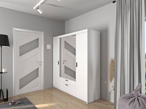 Riidekapp MELEN 4D peegliga