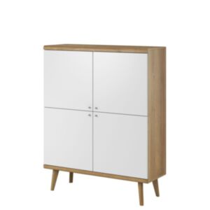 Kummut PRIME PK107-dąb riviera / biały