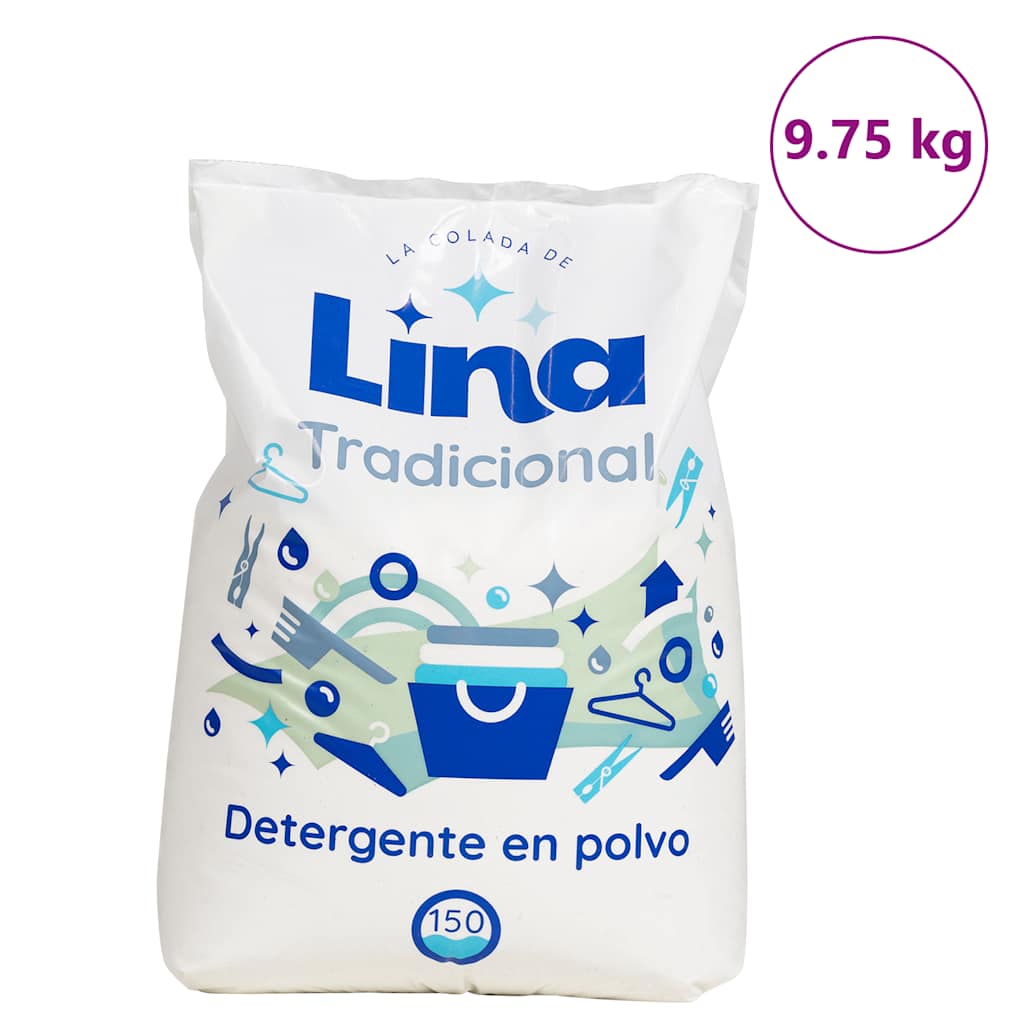Pesupulber 150 pesukorrale 9,75kg valge