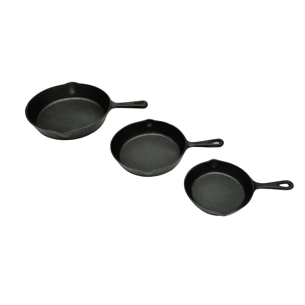 3 BBQ lihapanni komplekt rauast