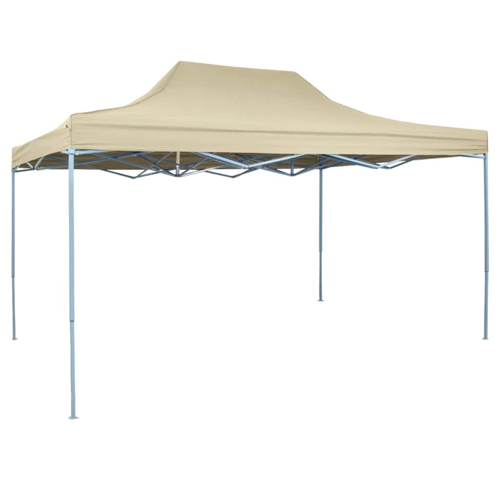Kokkupandav pop-up telk, 3 x 4,5 m, kreemjas