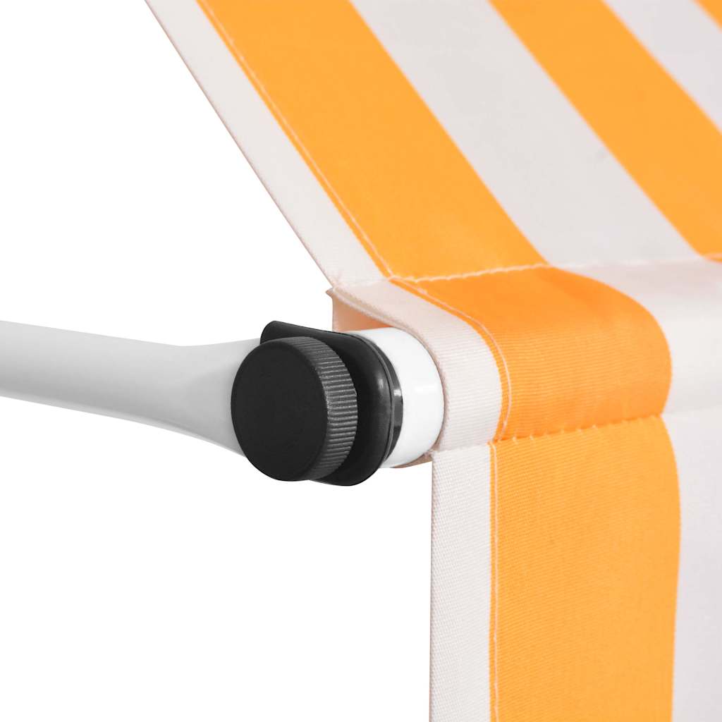 Kokkupandav varikatus, 150 cm oranži-valgetriibuline