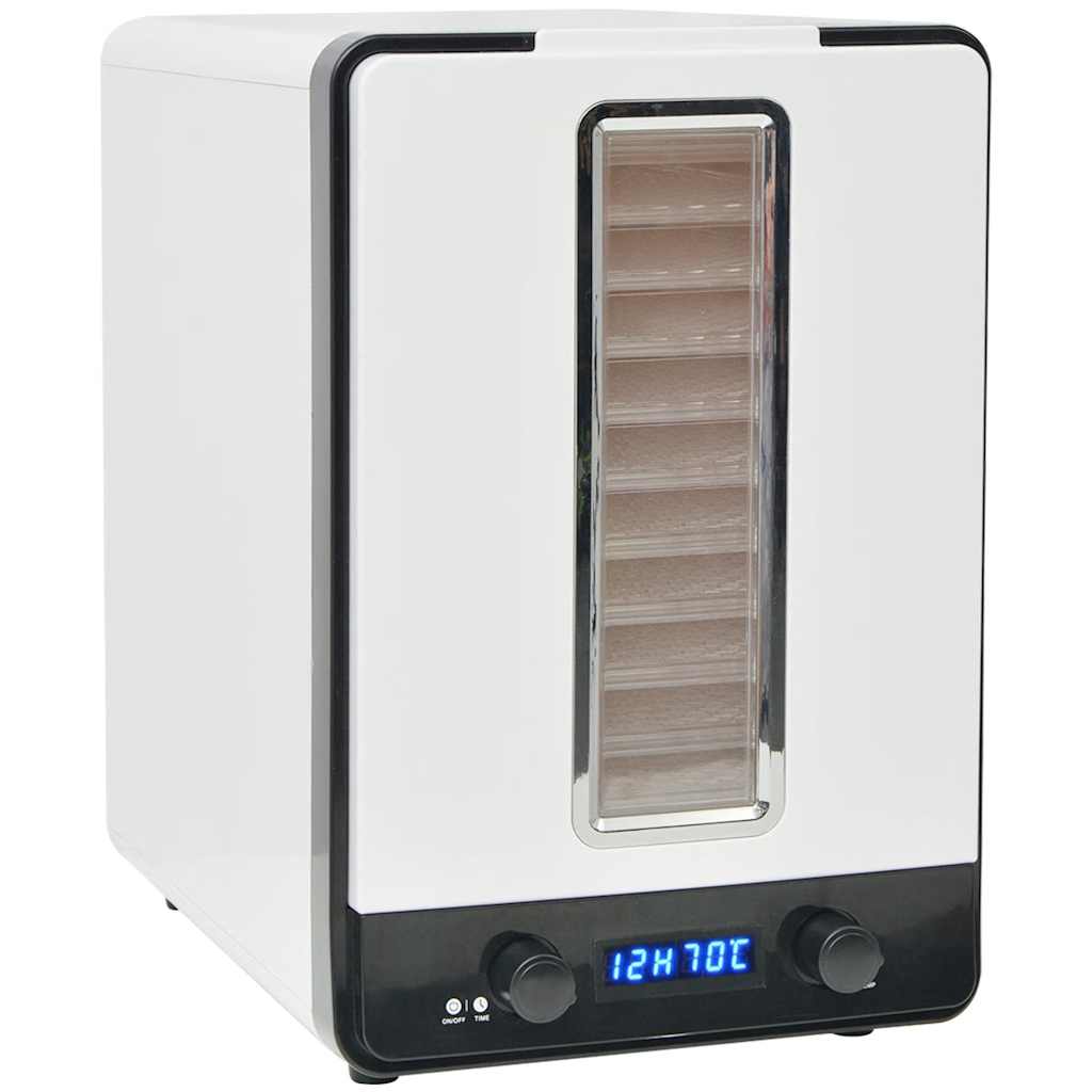 10 restiga toidukuivati, 550 W valge