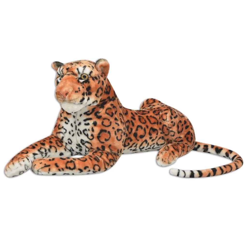 Pehme mänguasi leopard, plüüs, pruun XXL