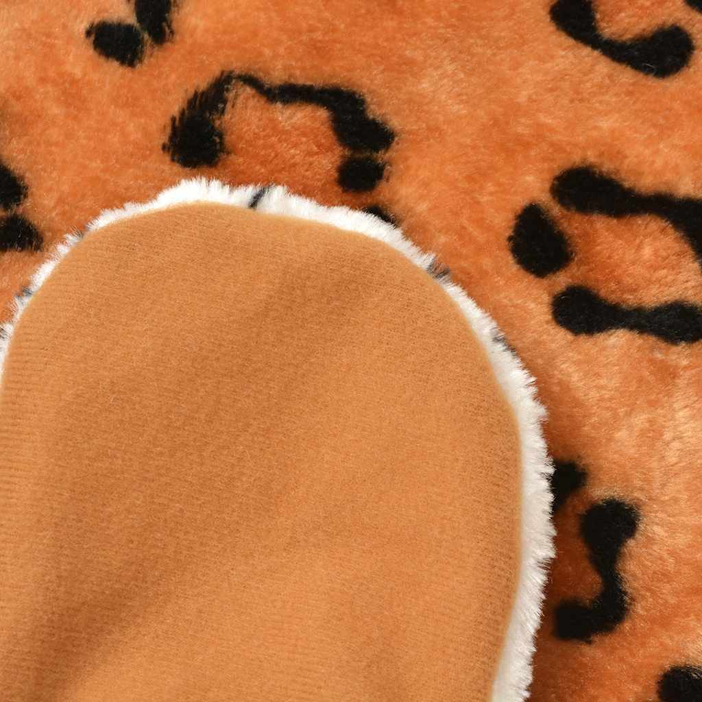 Leopardikujuline vaip, plüüs 139 cm pruun