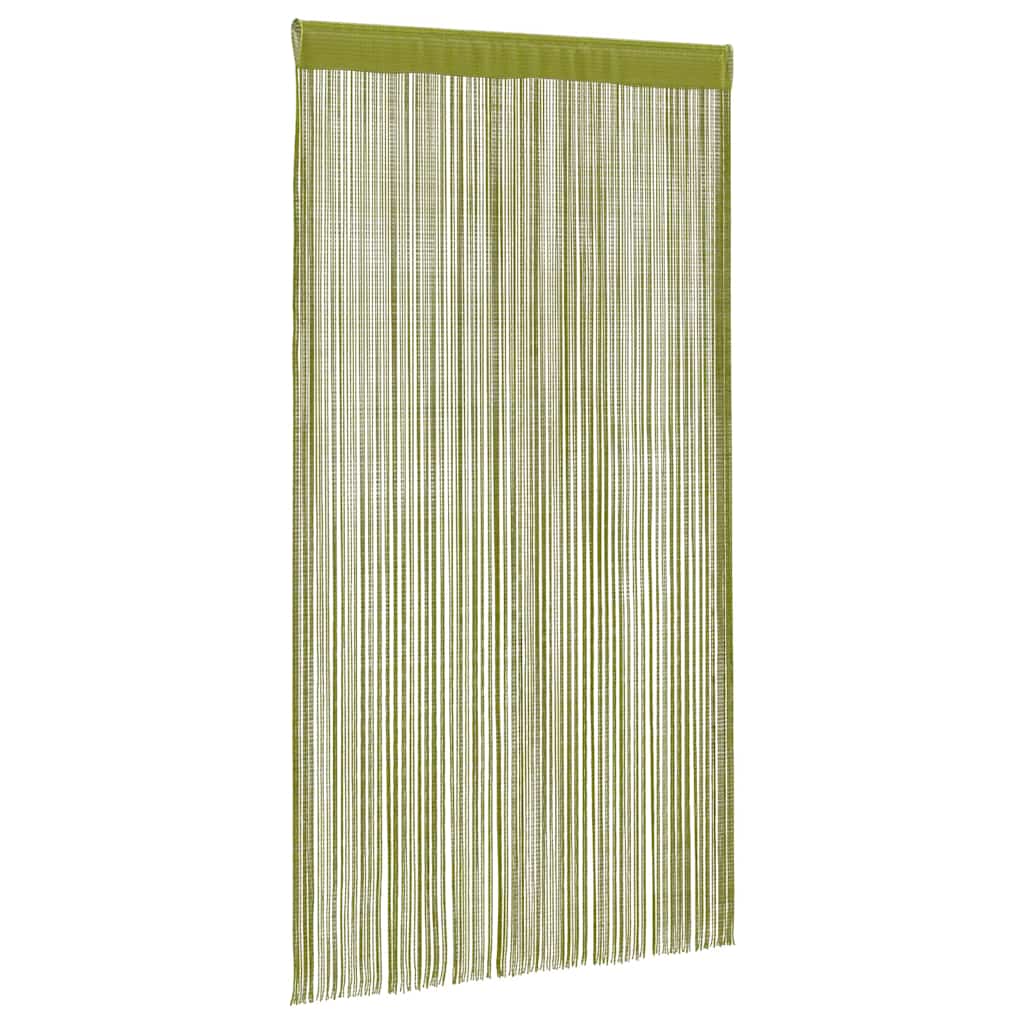 Nöörkardinad 2 tk, 140 x 250 cm, roheline