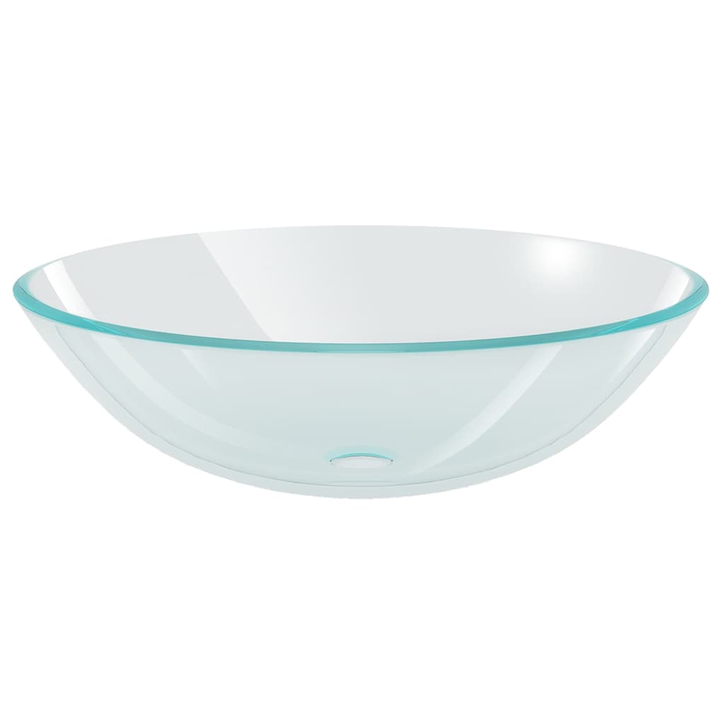 Valamu karastatud klaasist, 42 cm, läbipaistev